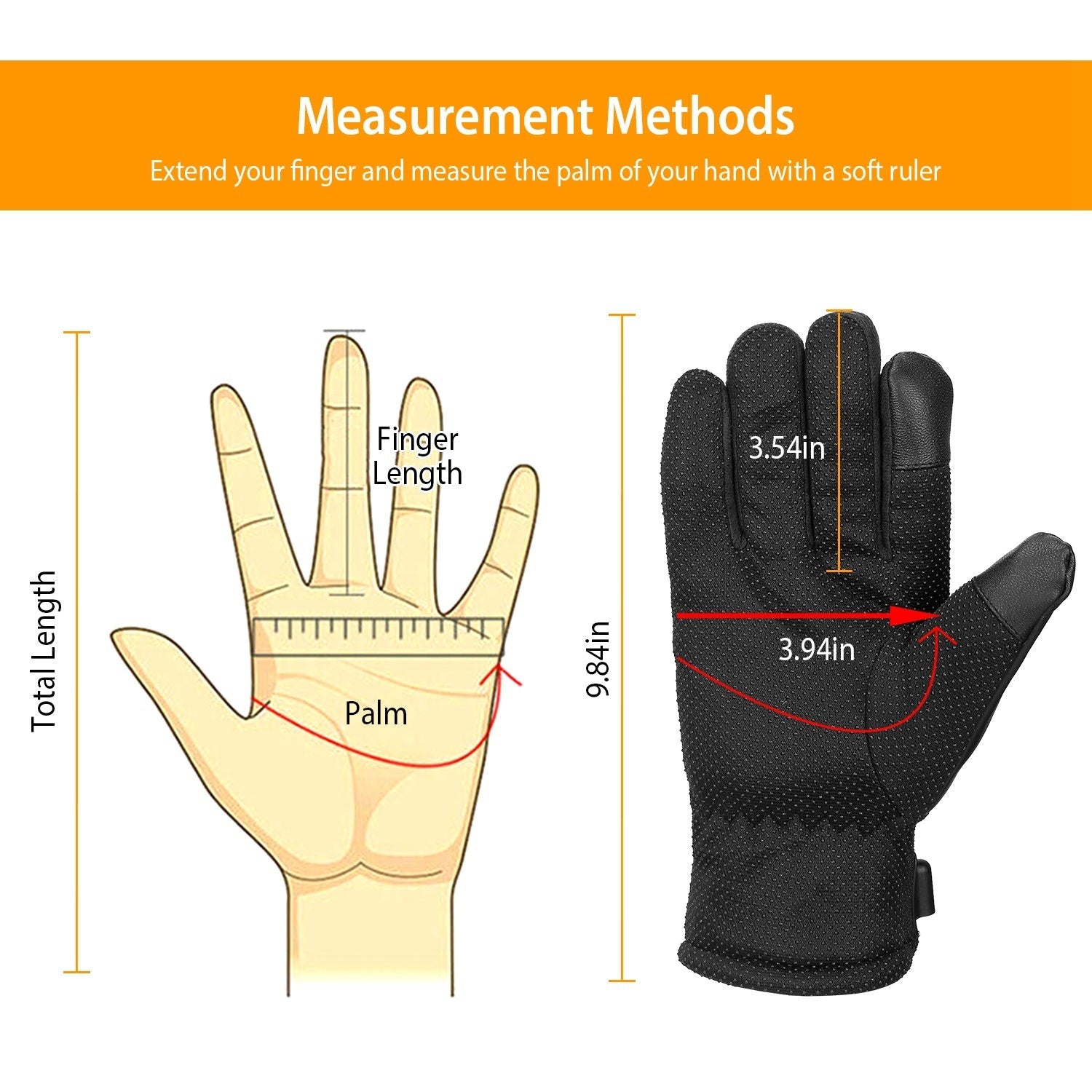 
  
  Electric Heated Gloves USB Plug Touchscreen Thermal Gloves Leather
  
