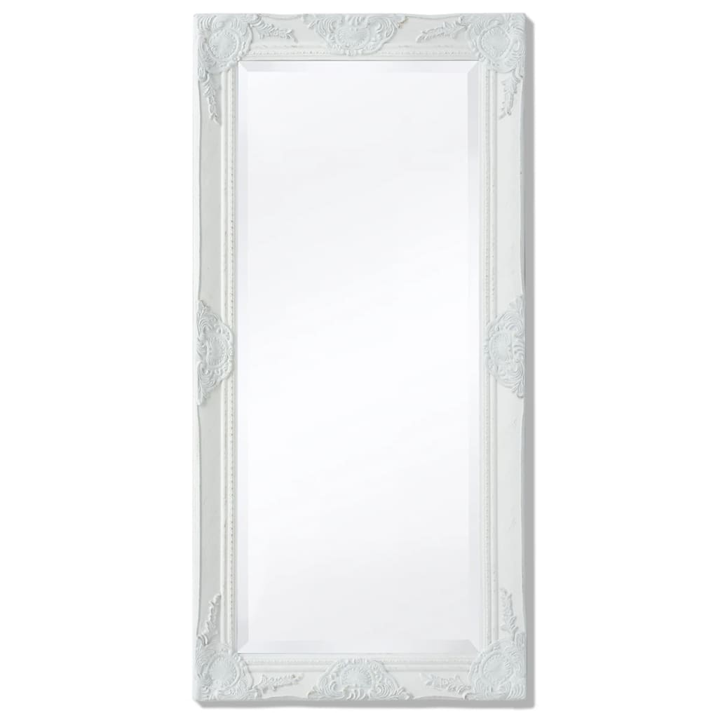 
  
  Espejo de Pared Estilo Barroco 39.4"x19.7" Blanco
  
