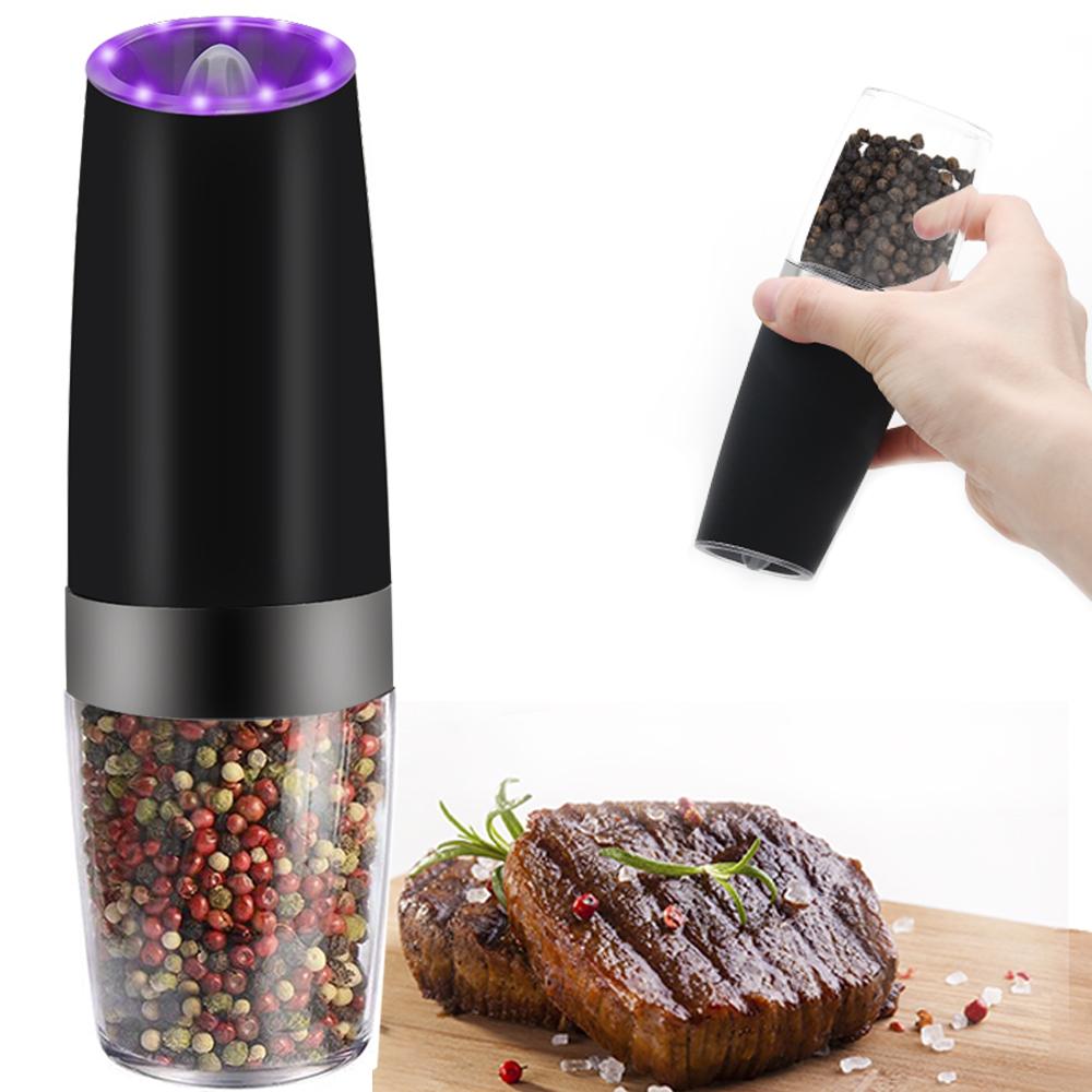 
  
  Molinillo de pimienta automático con Sensor de gravedad eléctrico, herramientas de cocina
  
